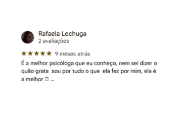 Depoimento de paciente